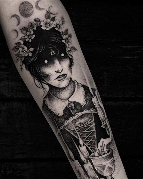 Salem witch tattoo